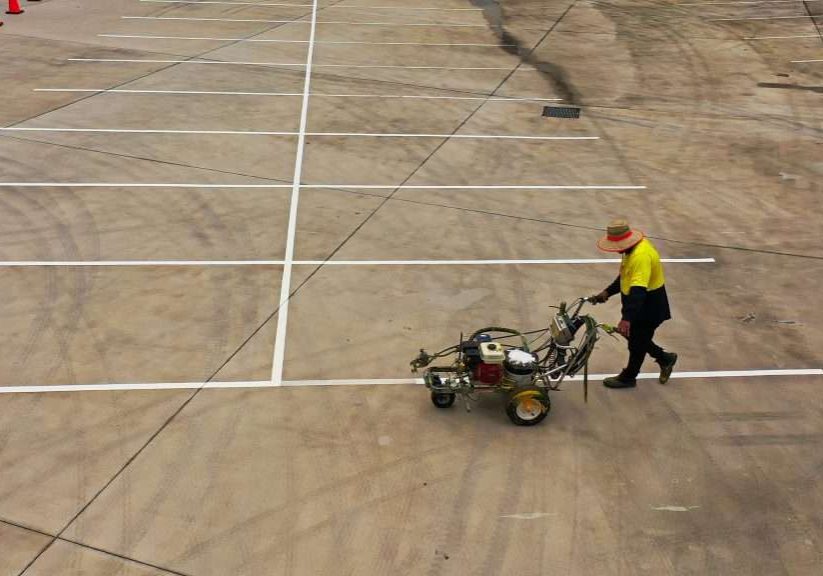 parking lot line marking service brisbane